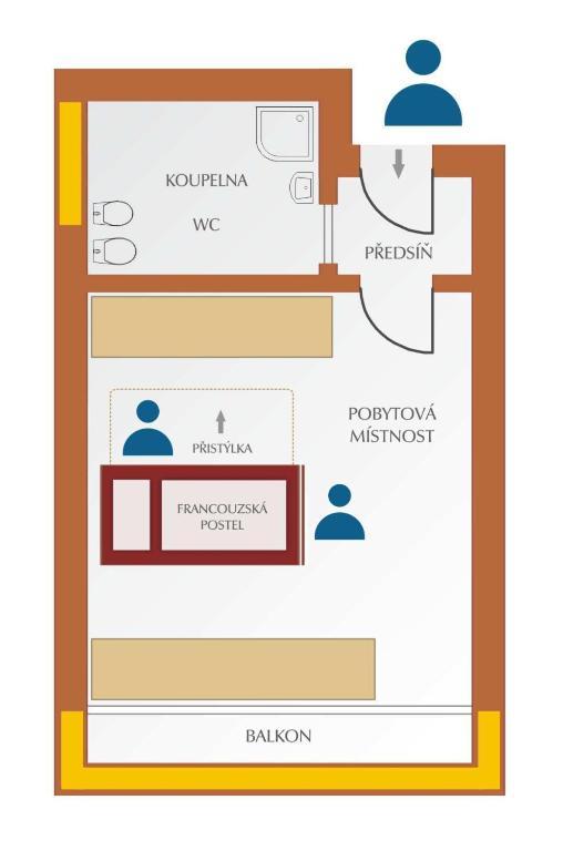 Hotel Nastup โลชนา โปด กลิโนฟเซม ห้อง รูปภาพ